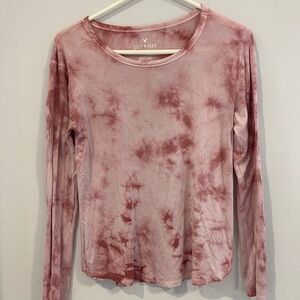 American Eagle Pink Long Sleeve